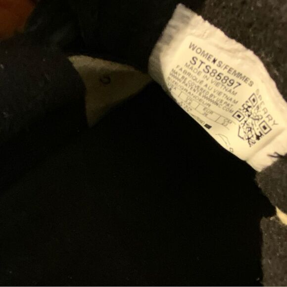 Sperry Women's Duck Boot Booties Saltwater 1-Eye Black STS85897 size 6 - Picture 8 of 11